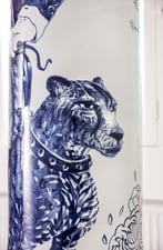 Zuil-met-man-detail-panter