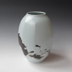 KB24-25 Wave, Porcelain-Ru-Basalt-Pink, 27.5xØ19cm, TerraDelft3