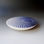 Drops M, Blue-e, h.6xd.30cm, casted earthenware, TerraDelft1