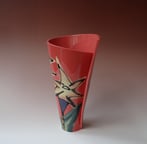 JK3-242-2 Spiralvase, 27x17x12cm, stoneware, handpainted, TerraDelft