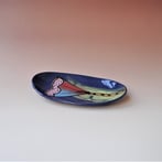 JK15-82 Plate, h.3x23x12cm stoneware, handpainted, TerraDelft23