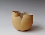 ASB03-Coquille-1658-16x17x16cm-ocre-white-stoneware-TerraDelft-3