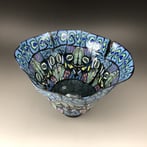 2450 Evil eye, h.12xd.16cm, porselein 2