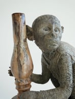 Mine, 2023, h.48x33x.48, steengoed, glazuur, detail