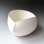AvH-219 White object, earthenware, 3cuts, 23x31x21Hcm, TerraDelft22