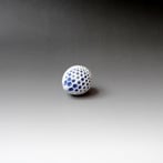 BvR 20-06 Object white-blue, 7x6x6cm, carved porcelain, TerraDelft2