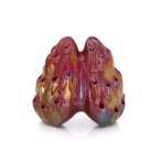 UC252 Lungs in Copper Red, 2023, 35x38x21cm, stoneware-lusterglaze, serie Anatomical Fragments 2