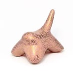 CPYGRG, porcelain, glaze, 24K gold luster, 15x12x.12cm