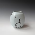 KB24-15 Pear unripe Apple, Porcelain-Ru-Basalt, 17x15x15cm, TerraDelft3