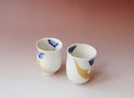 Flowercup-blue-wheel-thrown-porcelain-h.9xd.7cm
