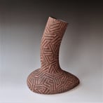 ST2301 Inlayed Vessel 829, h.30x24x14cm, stoneware, gold-luster, TerraDelft4