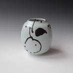 KB24-15 Pear unripe Apple, Porcelain-Ru-Basalt, 17x15x15cm, TerraDelft2