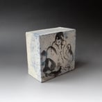 SS-MJL 20-05 raku wallcube, handpainted, 18x18x10cm, TerraDelft3