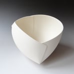 AvH-219 White object, earthenware, 3cuts, 23x31x21Hcm, TerraDelft32