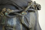 S.O.N Save Our Nature, steengoed, glazuur, 172x70x60cm, 2021-2022, detail