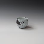 KB24-07 Chawan Bowl, Porcelain-Ru-Basalt, 9xØ10.5cm, TerraDelft1