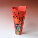 JK3-247 Spiralvase, 27x17x12cm, stoneware, handpainted, TerraDelft