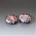 KO22WD, Wall Dott set 11-12, h.4xd.9,5cm, wheelthrown stoneware-glaze, TerraDelft