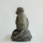 Mine, 2023, h.48x33x.48, steengoed, glazuur, back staart
