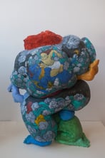 W08-Grass-cleaner-2017-68x53x37cm.-stoneware-acryl-B