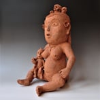 NC2301 -Mother-s instinct-, h.44x26x26cm, terracotta, TerraDelft2.
