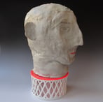 JPH22H2 Forgotten inharitance, 2018, h.45x23x21cm, porcelain-glaze-ceramic pencil-perspex, 3 parts, TerrraDelft3