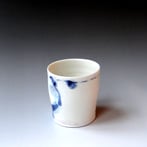 YKY-PB1 Porselein beker, h.8cm, TerraDelft