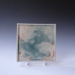 246 Silent Lake, 21.5x21x1.5cm, 2024 stand
