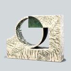 SS2302 Object 2023, 38x51x12cm, keramiek-glas bewerkt