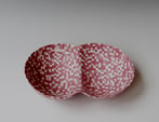 ME1804-Double-symmetric-bowl-2018-h.7x26x175cm-inlayed-porcelain-red-dark-rose-licght-rose-white-TerraDelft-4