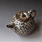 PhD2118 Théière étoiles noire, h.15x26x17cm, stoneware, TerraDelft 5