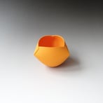 AvH-199 Orange object, porcelain and engobe, 3 cuts, 14x14x10Hcm, TerraDelft32
