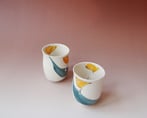 Flowercup-yellow-wheel-thrown-porcelain-h.9xd.7cm