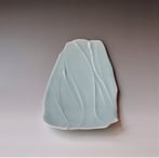 GH23D-G13 Plate Leaf L, 7,5x38x21cm, porcelain-celadon, TerraDelft4