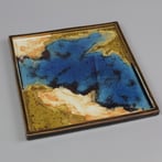 244 Blue in Desert 21x21x1.5cm 2023 v-2