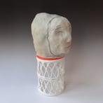JPH22H4 Forgotten inharitance, 2018, h.43x18x20cm, porcelain-glaze-ceramic pencil-perspex, 4 parts, TerrraDelft3
