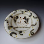LZ24102 Plate Large Rabbit, h.6.5xd.35cm, TerraDelft, -2