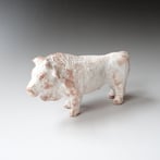 SP223 Charlois stier, 11,5x21x7cm, handgevormd, TerraDelft1
