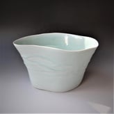 HG1602 Flower vase, porcelain-celadon glaze, h.18x24x31cm, TerraDelft3
