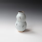 KB24-10 Double Gourd, Porcelain-Ru-Gold-Zander Blue, 20.5xØ12cm, TerraDelft1