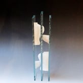 McW20-24 Pheno S, stoneware, woodfired, glass, 38x9x7cm, TerraDelft1