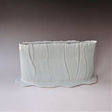 GH23D-G3 Flower Vase, 19x38x13cm, porcelain-celadon, TerraDelft2
