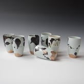 KB24-M Multiple (beaker), Porcelain-Ru-Basalt-Gold Group, TerraDelft
