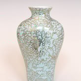 A22-5C-New-Guan-Ware-Vase-2016-h.20x11x7cm-handpainted-porcelain-goldluster-celadon-and-shiny-glaze