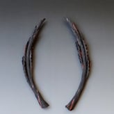 CH 20-1 Antlers, set, black with red, TerraDelft