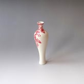 BR25-33 Flesje, porselein-decals, h.19xd.6cm, Terra Delft