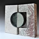 SS23-3O Object, 2023, 2.dl., h.41x46x10cm, keramiek-glazuur-raku-glas, TerraDelft2