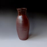 Merwe, Anton vd; Vase, wheelthrown, woodfired, h.35xd.14cm, TerraDelft1