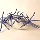 Z.t., 2023, porcelain-celadon-textile, 29x17x14 cm, 1600 euro,