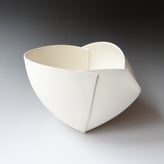 AvH-219 White object, earthenware, 3cuts, 23x31x21Hcm, TerraDelft12